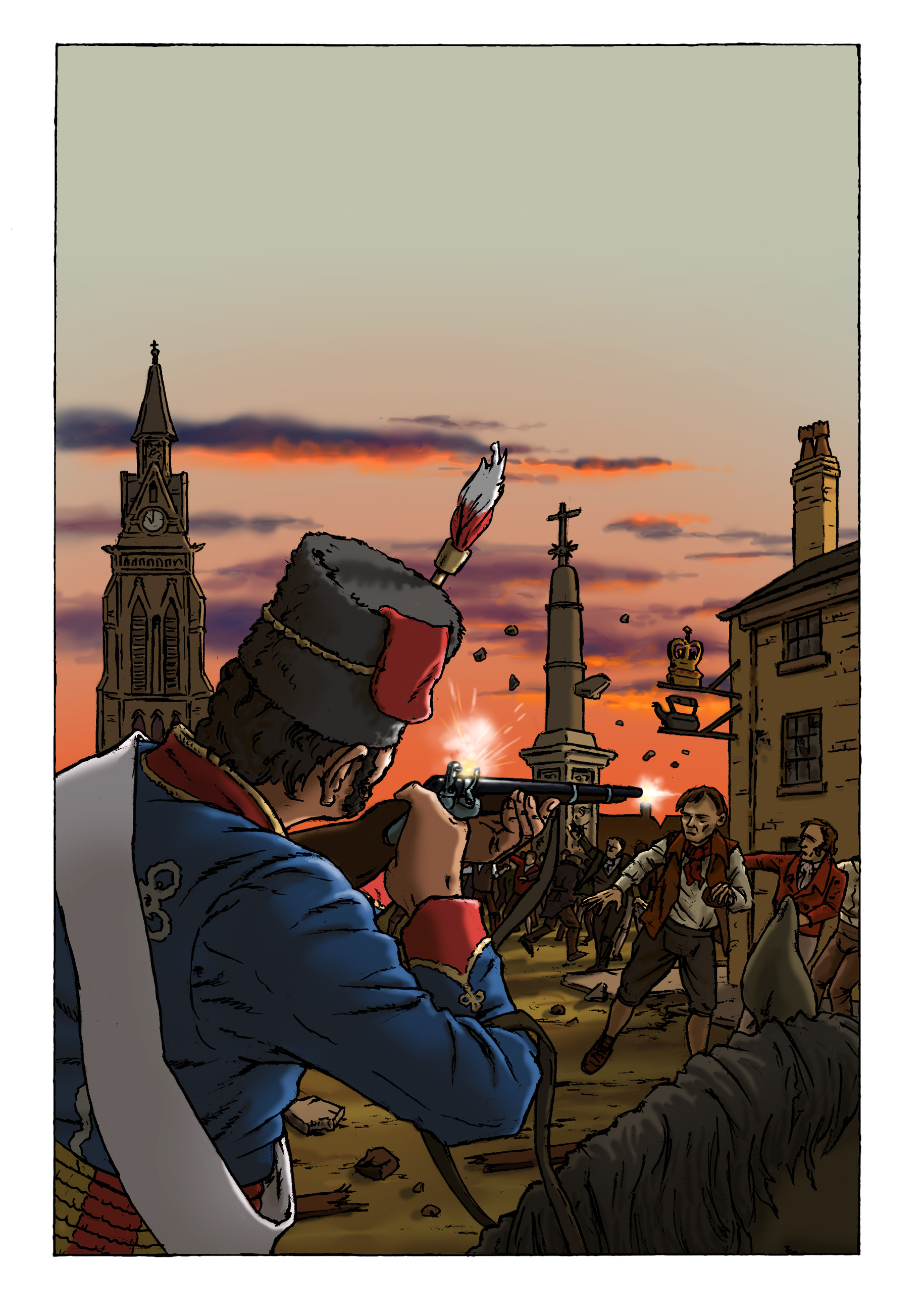 16 Aug evening. P74 - Peterloo Graphic Novel.