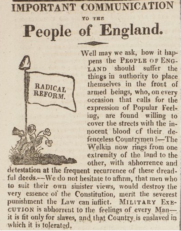 1819.06 People of England. Robert Poole.