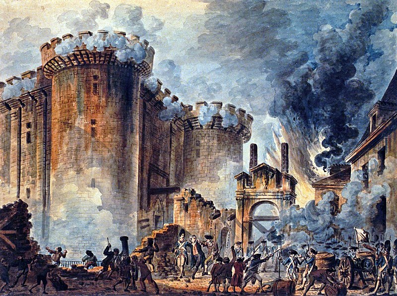 The storming of the Bastille, July 14, 1789. © The National Gallery, The Bridgeman Art Library.