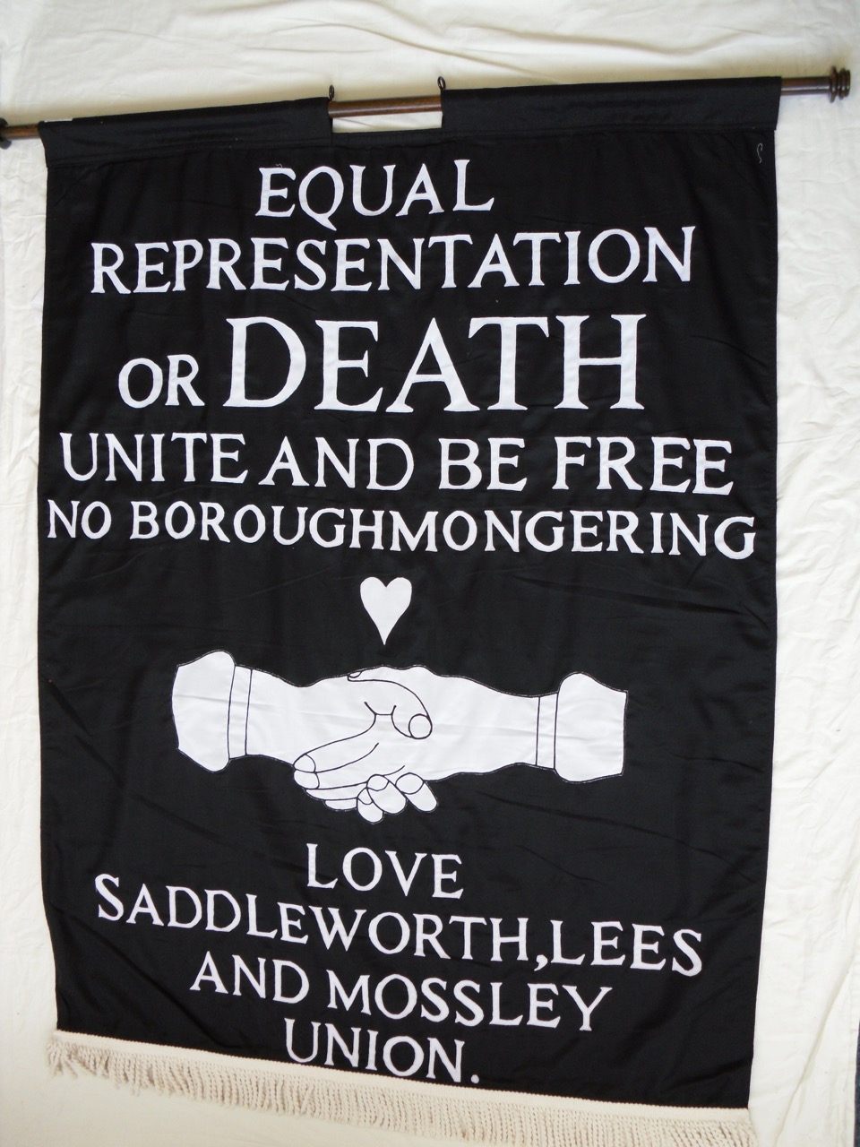 Saddleworth Banner. Dave McGealy, Oldham Community Radio